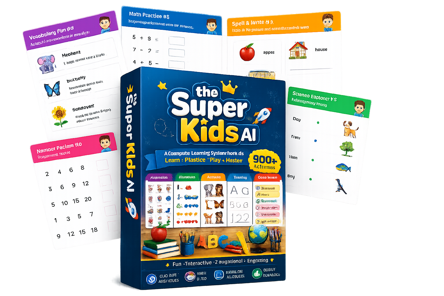The Super Kids AI — complete learning system for kids