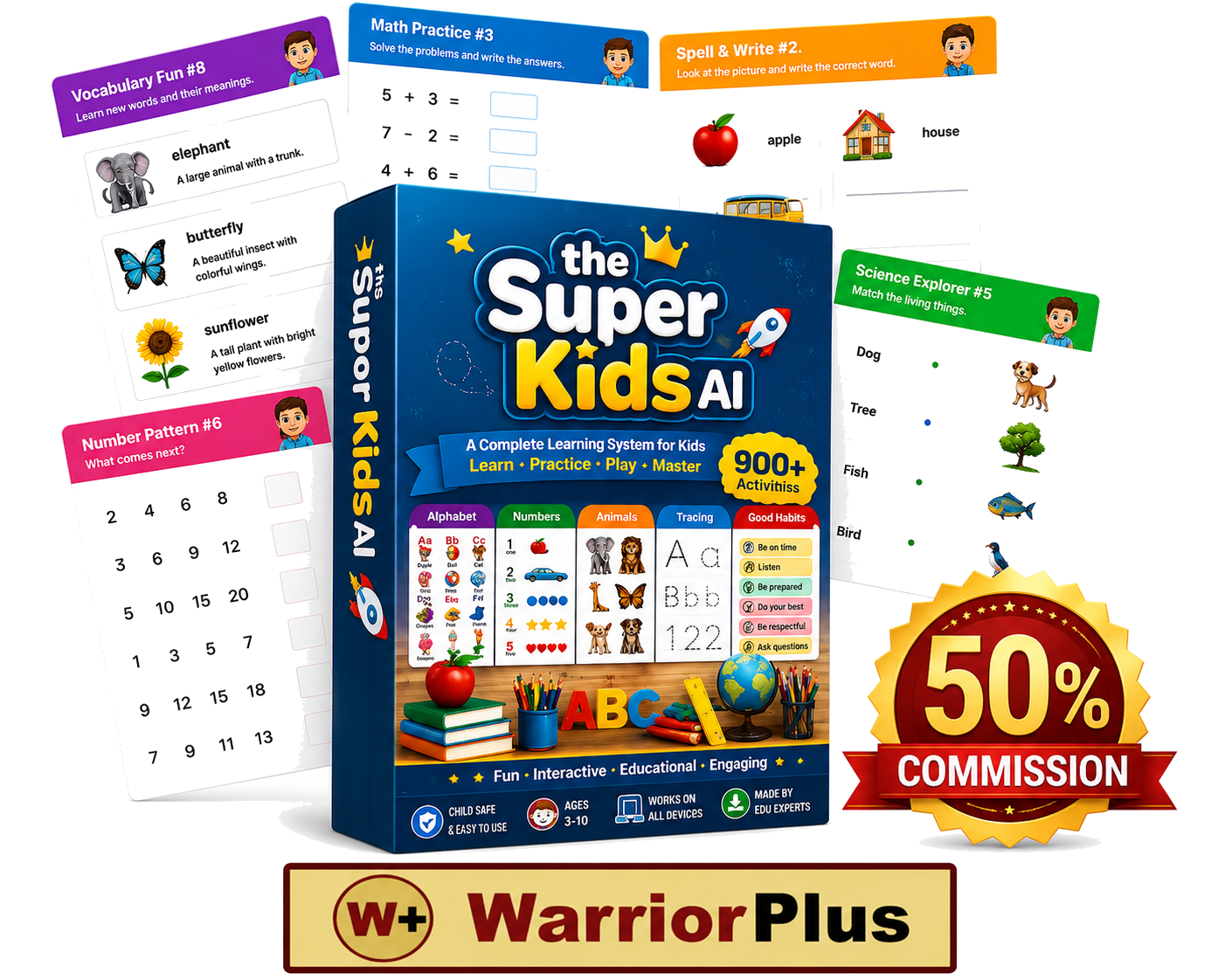The Super Kids AI — complete learning system for kids